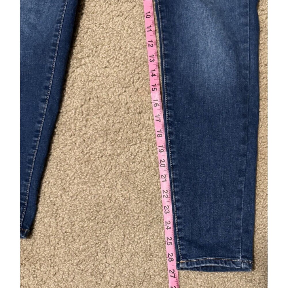 Old Navy Jeans Rockstar Built-In Sculpt Blue Denim‎ Pull-On Jegging Size 8 29x27 - Picture 12 of 13